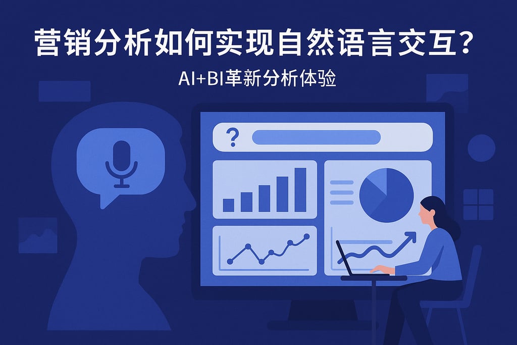 营销分析如何实现自然语言交互？AI+BI革新分析体验