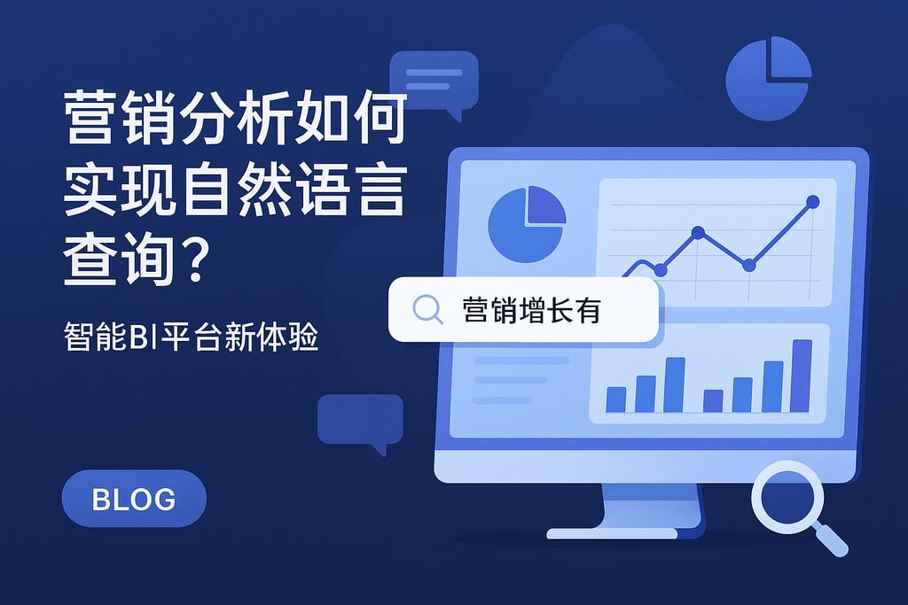 营销分析如何实现自然语言查询？智能BI平台新体验