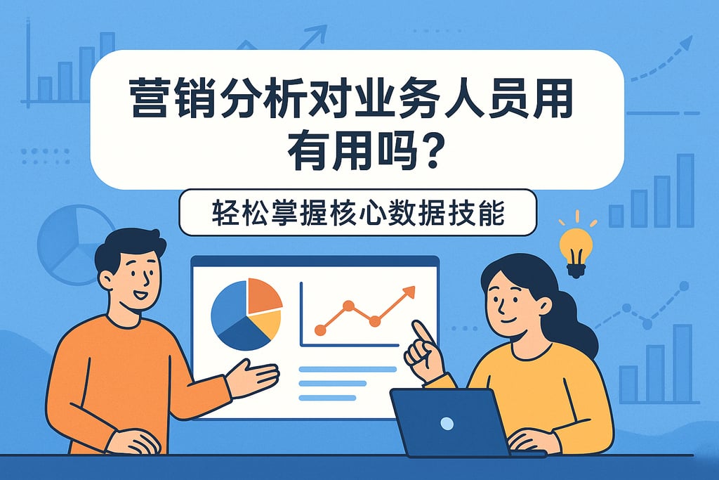 营销分析对业务人员有用吗？轻松掌握核心数据技能
