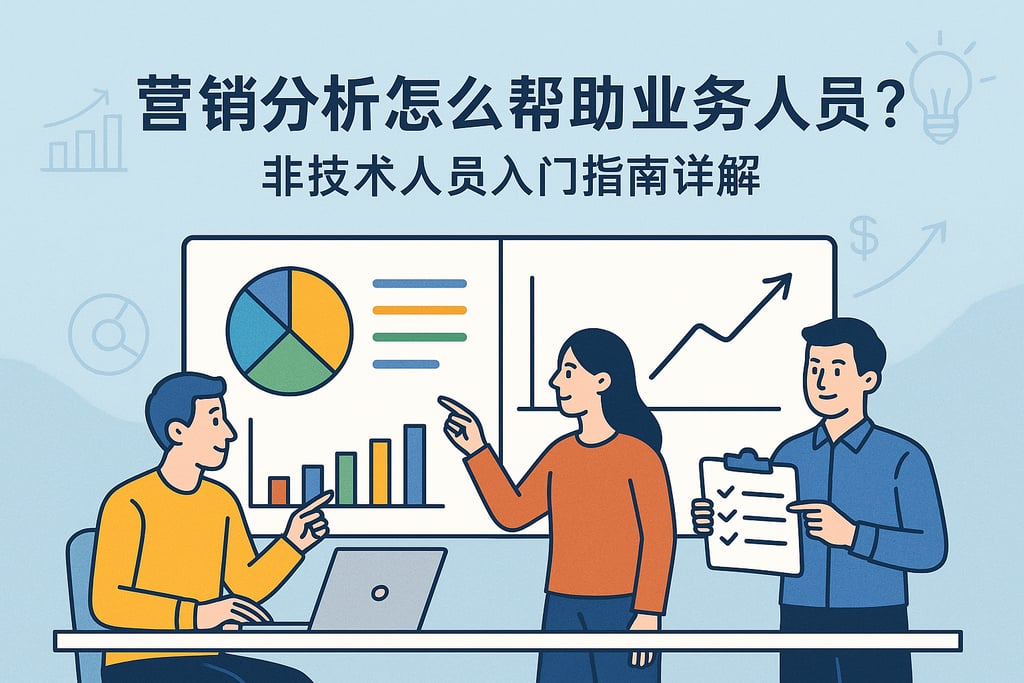 营销分析怎么帮助业务人员？非技术人员入门指南详解