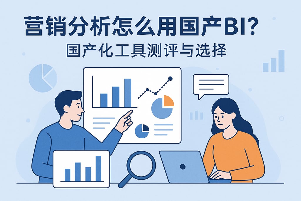 营销分析怎么用国产BI？国产化工具测评与选择