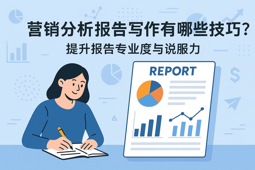 营销分析报告写作有哪些技巧？提升报告专业度与说服力