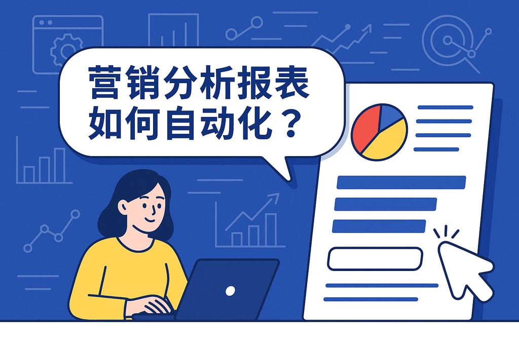 营销分析报表如何自动化？一键生成提升效率