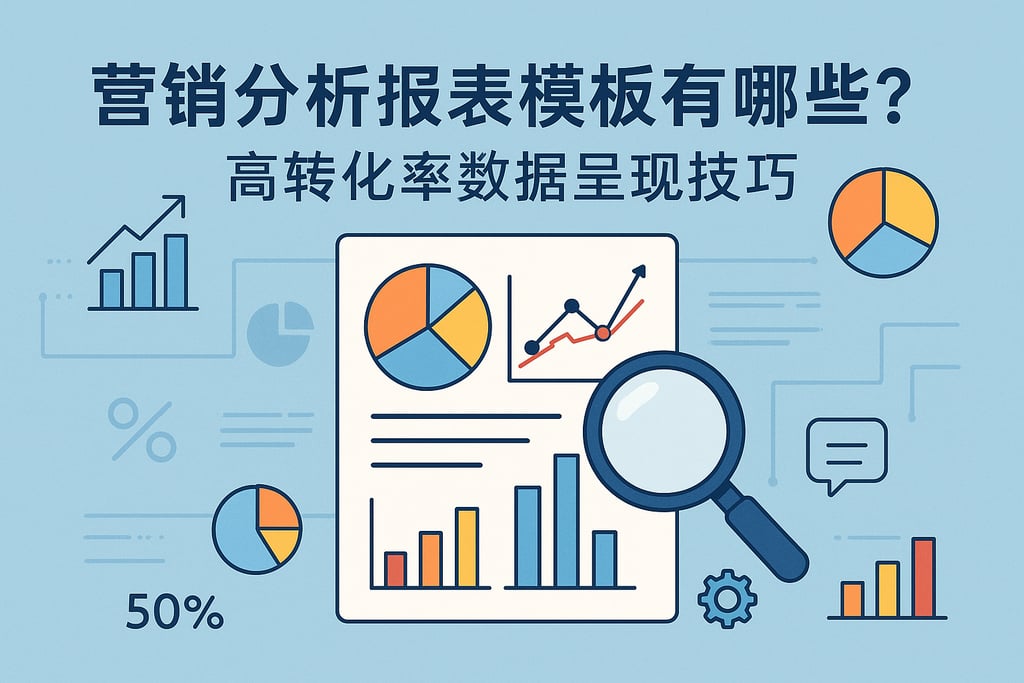 营销分析报表模板有哪些？高转化率数据呈现技巧