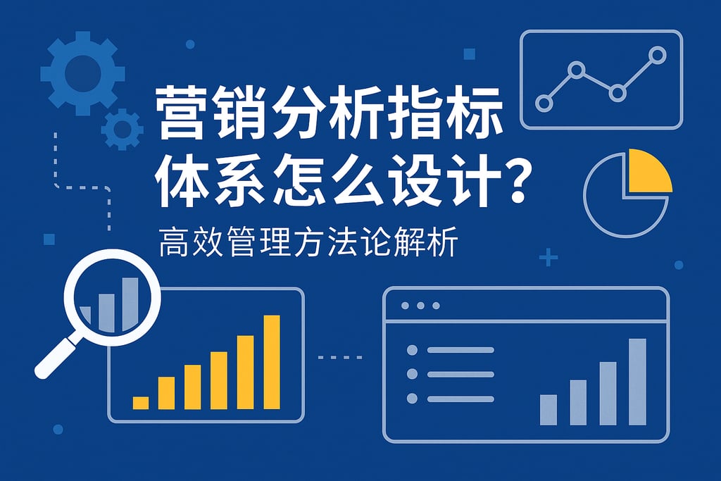 营销分析指标体系怎么设计？高效管理方法论解析