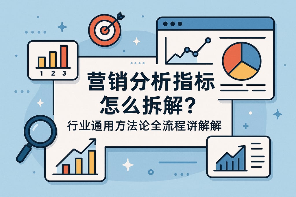 营销分析指标怎么拆解？行业通用方法论全流程讲解