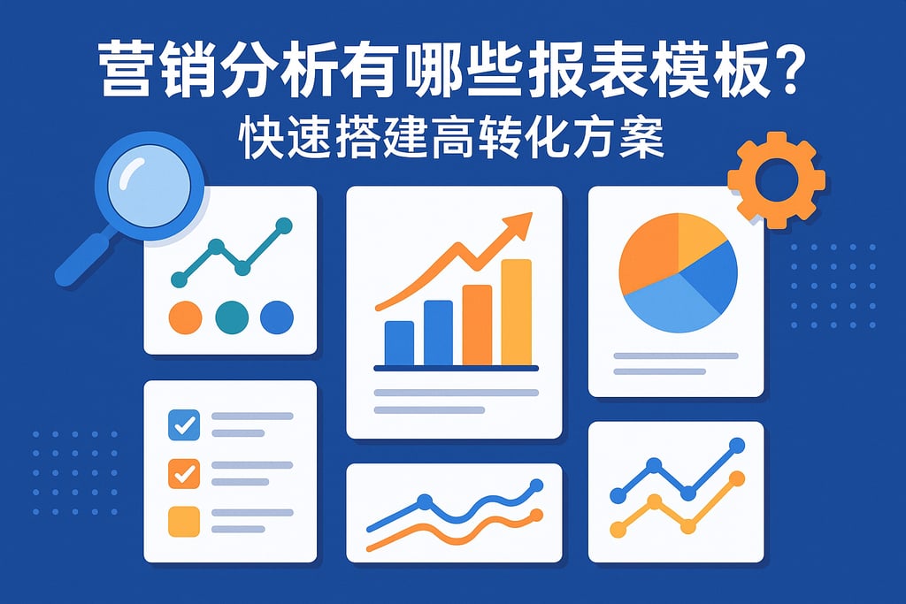 营销分析有哪些报表模板？快速搭建高转化方案