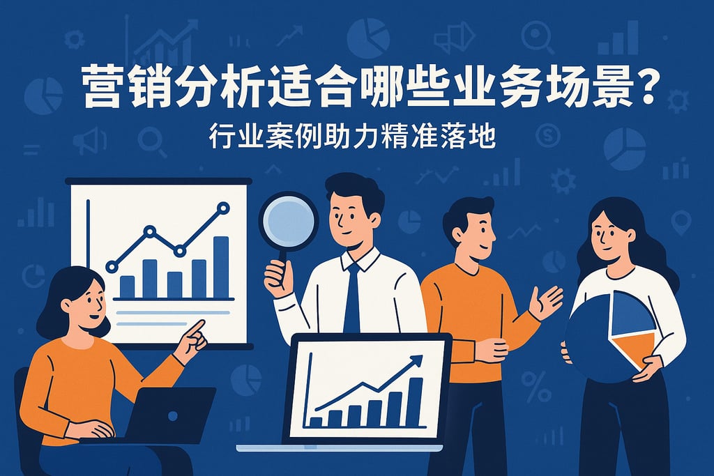 营销分析适合哪些业务场景？行业案例助力精准落地
