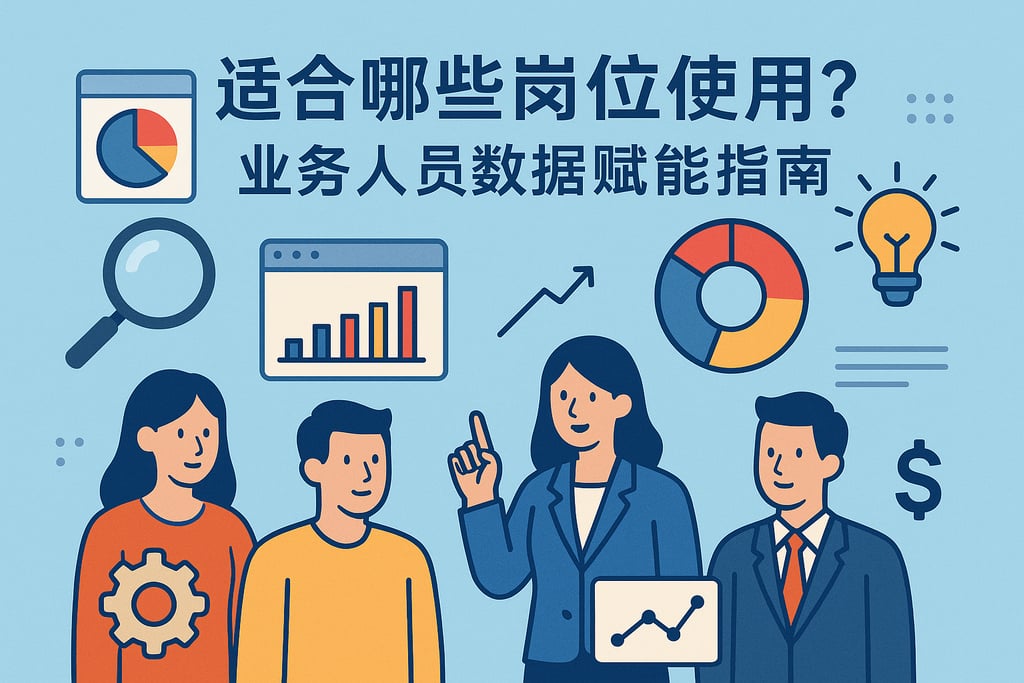 营销分析适合哪些岗位使用？业务人员数据赋能指南