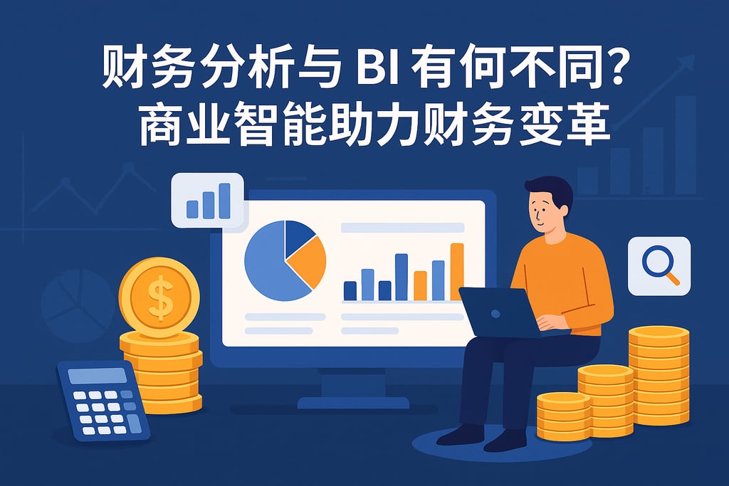 财务分析与BI有何不同？商业智能助力财务变革