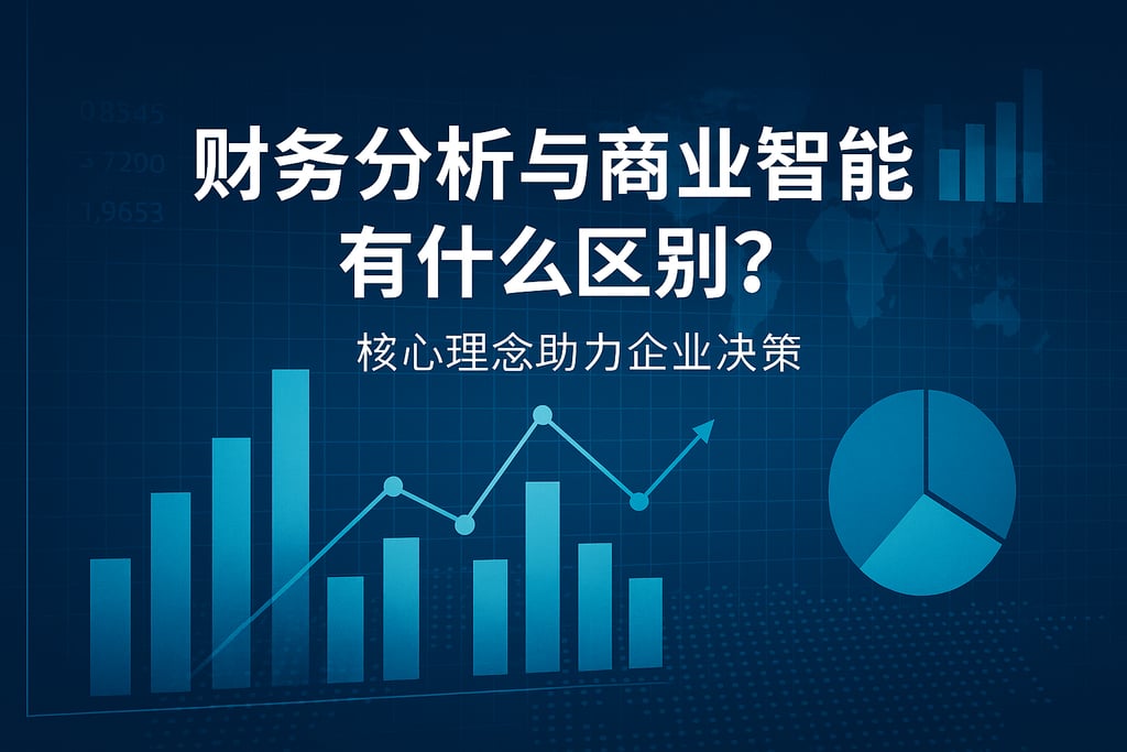 财务分析与商业智能有什么区别？核心理念助力企业决策
