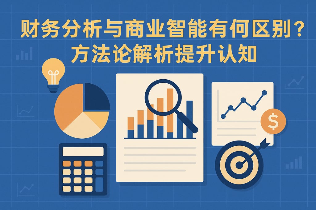 财务分析与商业智能有何区别？方法论解析提升认知