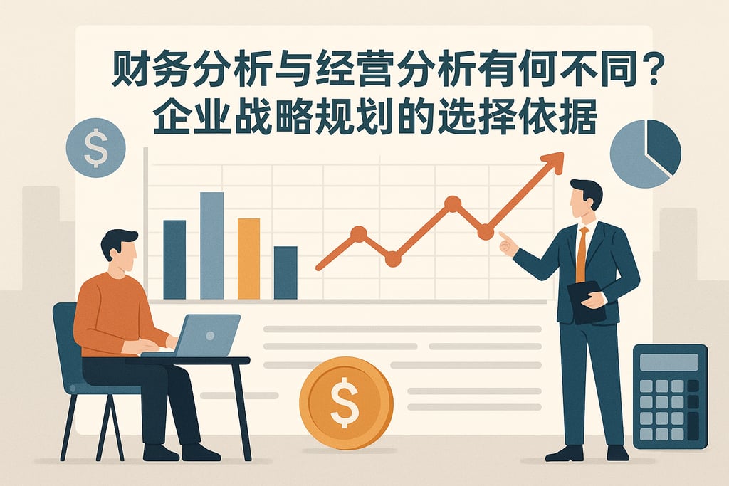 财务分析与经营分析有何不同？企业战略规划的选择依据