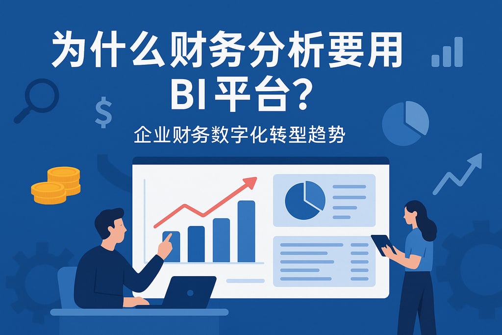 财务分析为什么要用BI平台？企业财务数字化转型趋势