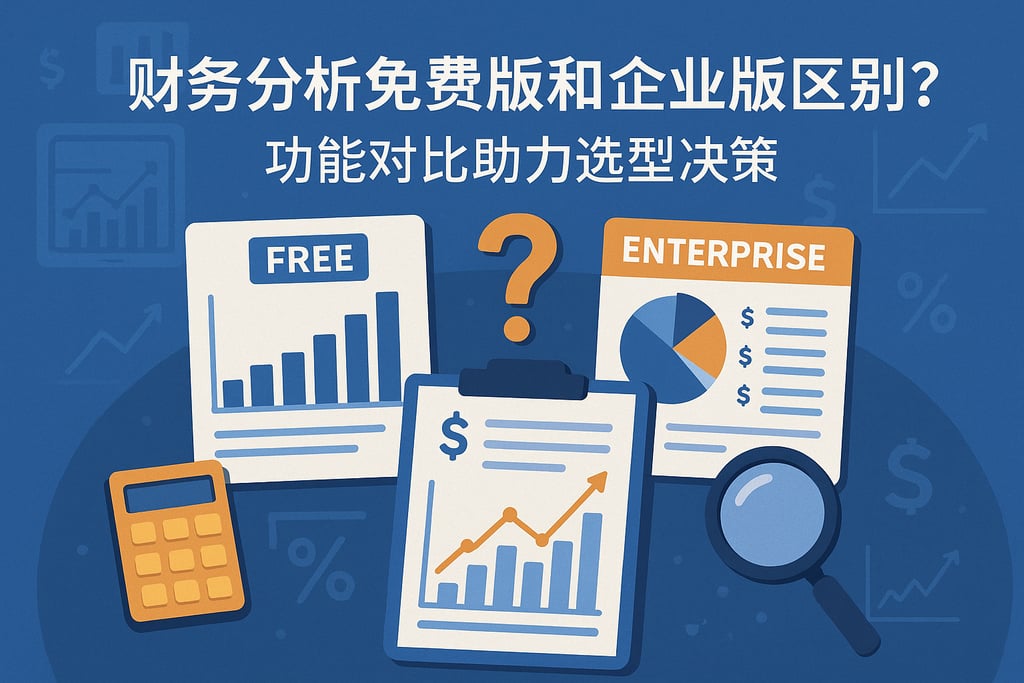 财务分析免费版和企业版区别？功能对比助力选型决策
