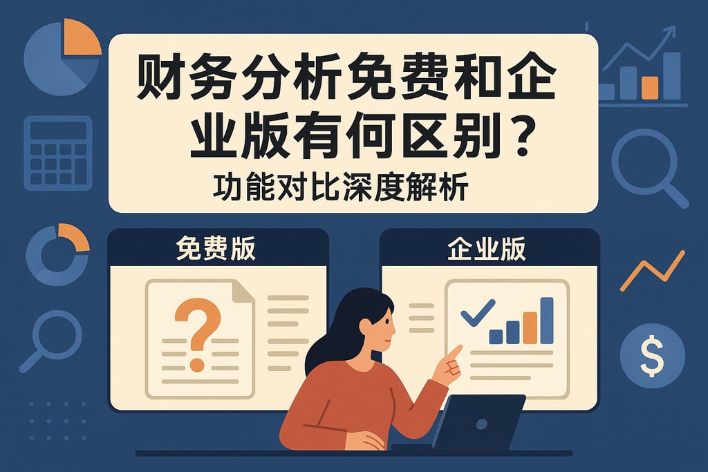 财务分析免费版和企业版有何区别？功能对比深度解析