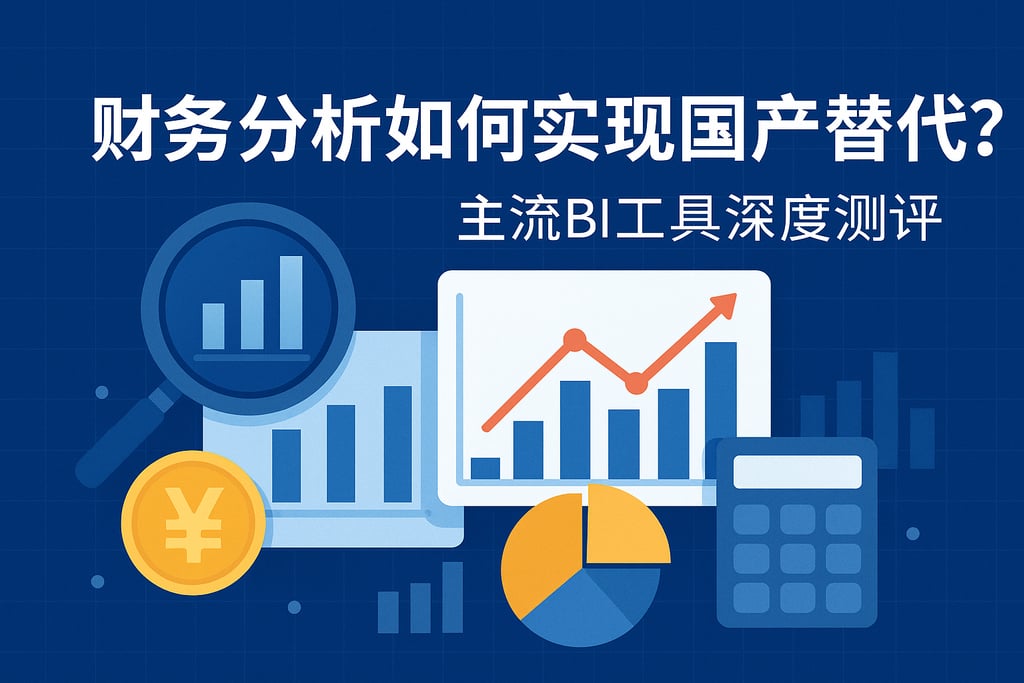 财务分析如何实现国产替代？主流BI工具深度测评