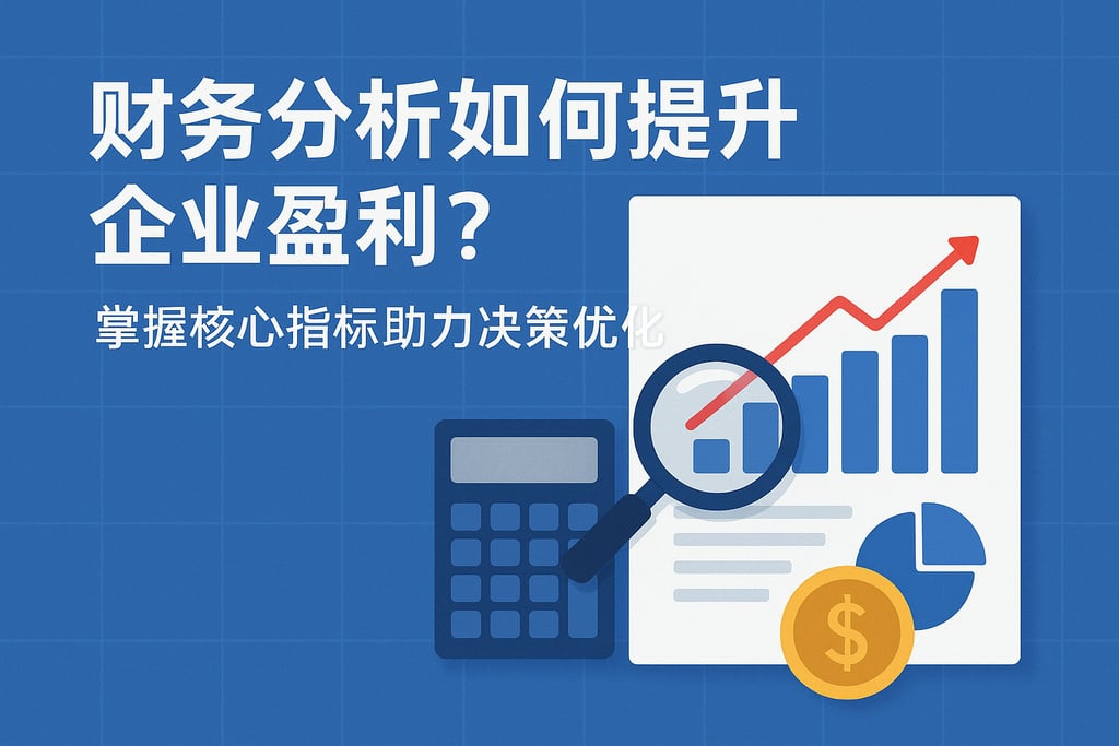 财务分析如何提升企业盈利？掌握核心指标助力决策优化