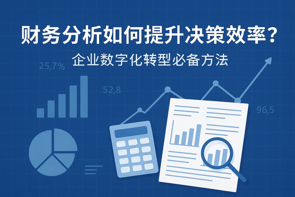 财务分析如何提升决策效率？企业数字化转型必备方法