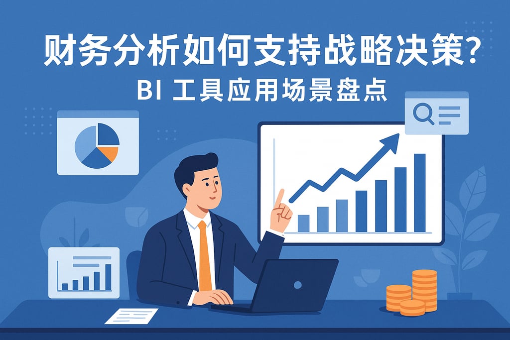 财务分析如何支持战略决策？BI工具应用场景盘点