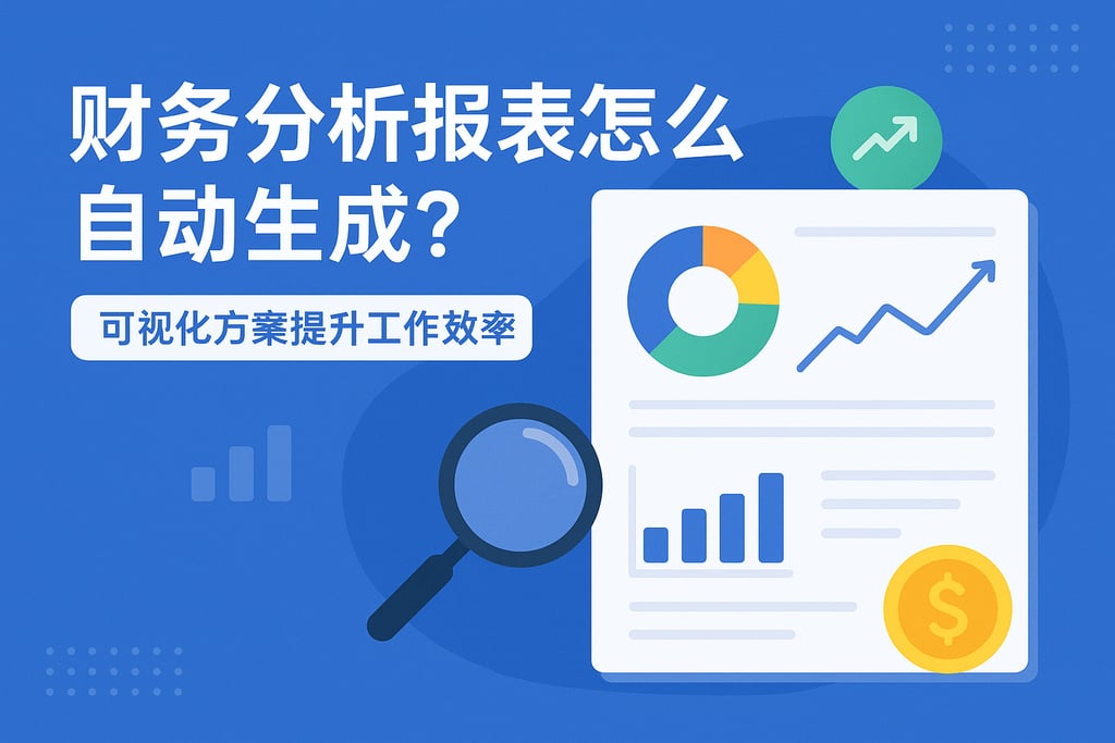 财务分析报表怎么自动生成？可视化方案提升工作效率
