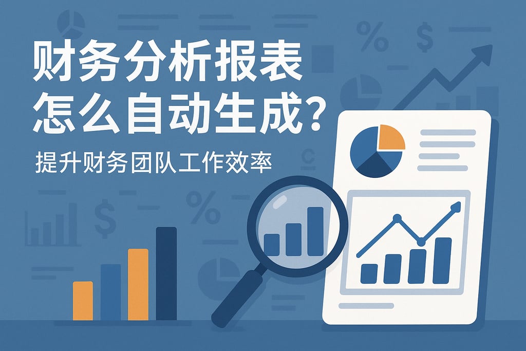 财务分析报表怎么自动生成？提升财务团队工作效率