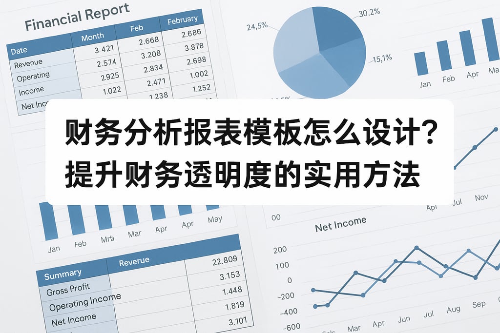 财务分析报表模板怎么设计？提升财务透明度的实用方法