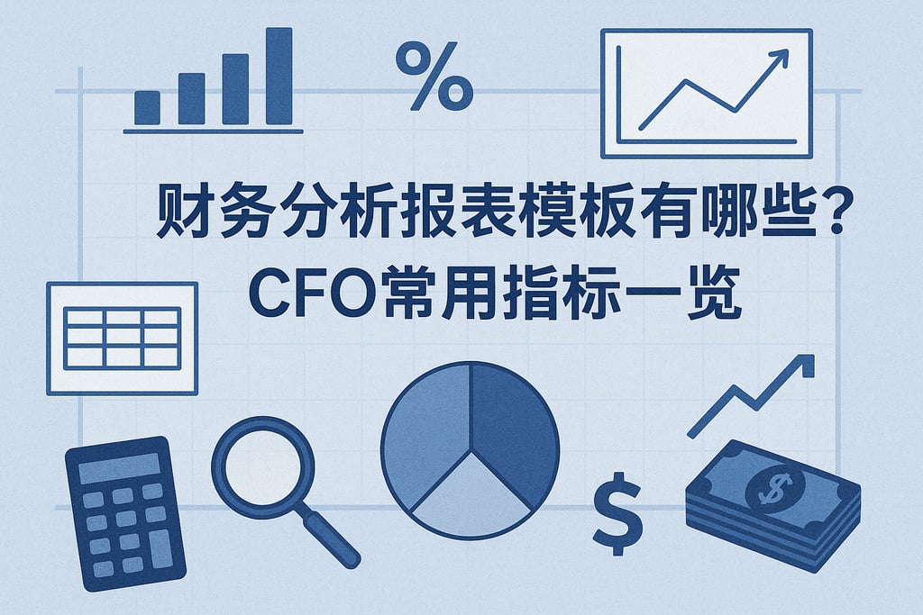 财务分析报表模板有哪些？CFO常用指标一览