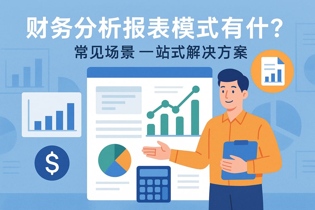 财务分析报表模板有哪些？常见场景一站式解决方案