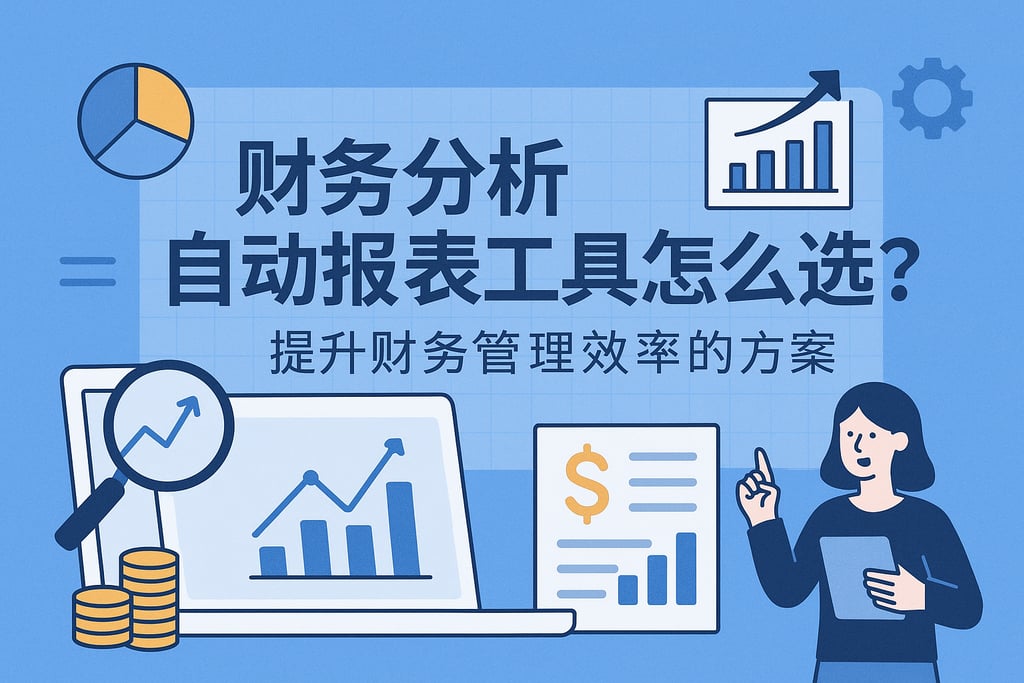 财务分析自动报表工具怎么选？提升财务管理效率的方案