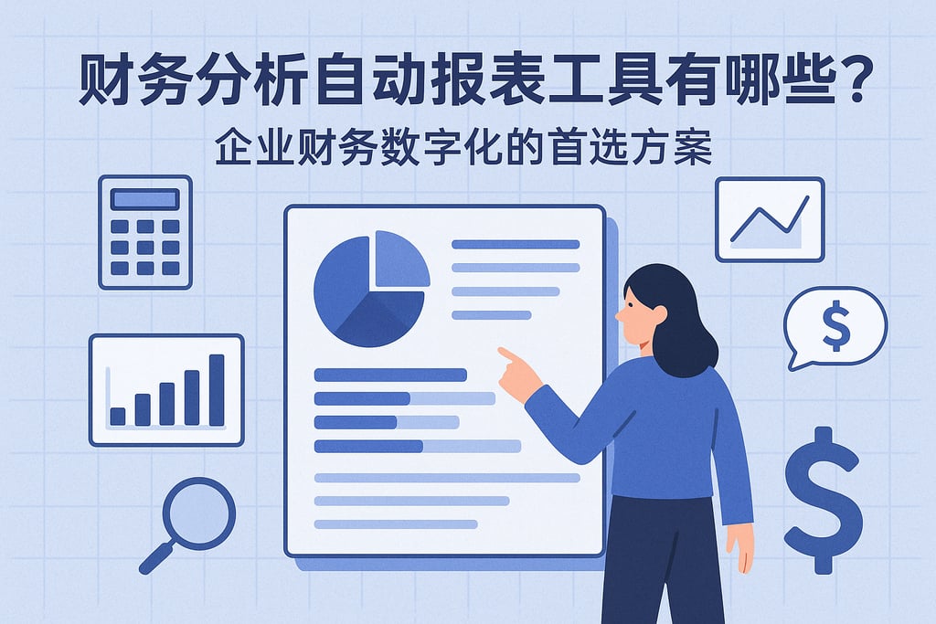 财务分析自动报表工具有哪些？企业财务数字化的首选方案
