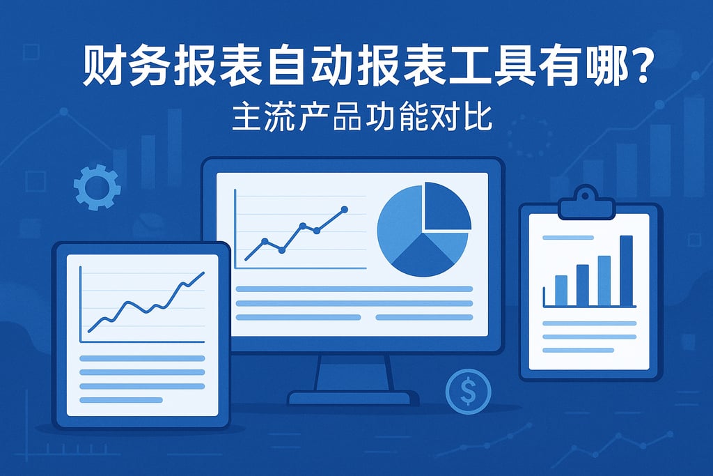 财务报表自动报表工具有哪些?主流产品功能对比 | 帆软数字化转型知识库