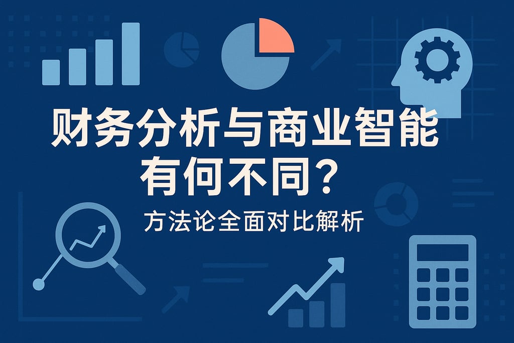 财务分析与商业智能有何不同？方法论全面对比解析