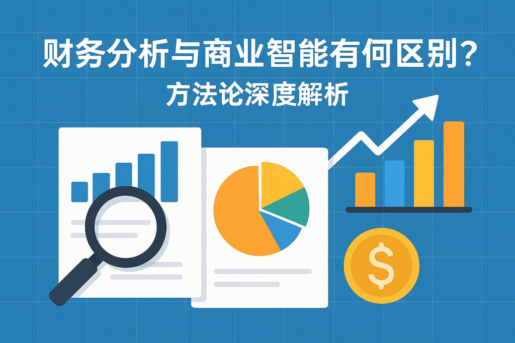 财务分析与商业智能有何区别？方法论深度解析