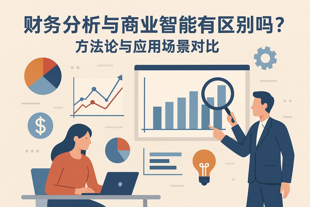 财务分析与商业智能有区别吗？方法论与应用场景对比
