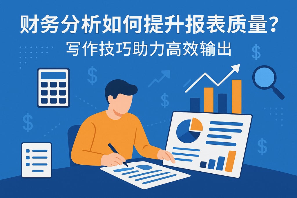 财务分析如何提升报表质量？写作技巧助力高效输出