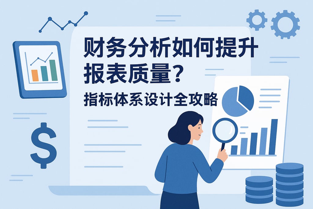 财务分析如何提升报表质量？指标体系设计全攻略