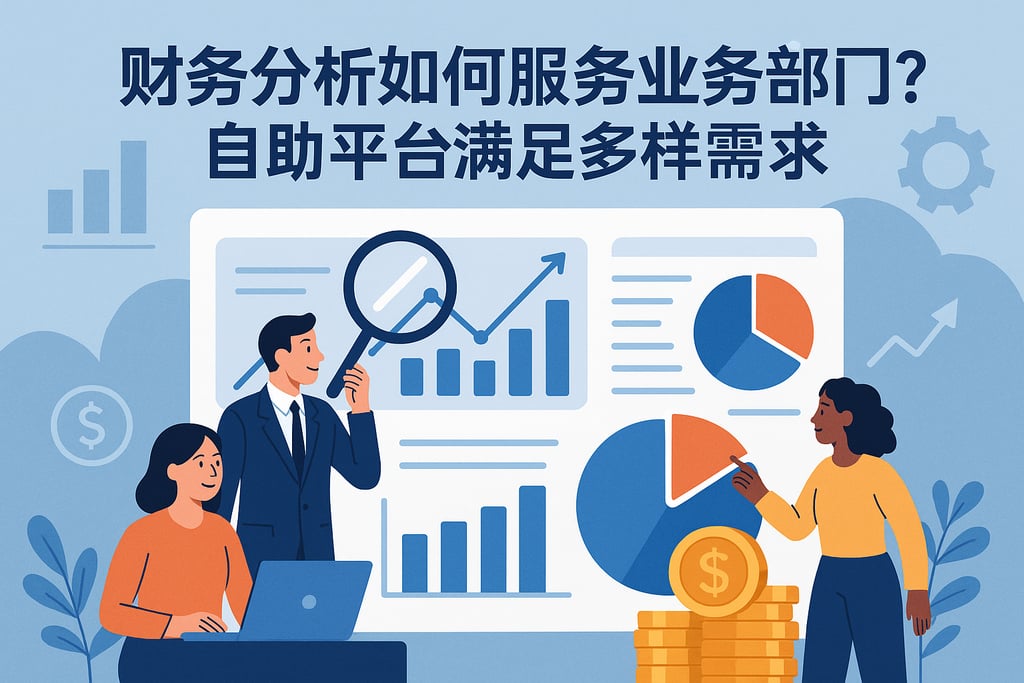 财务分析如何服务业务部门？自助平台满足多样需求