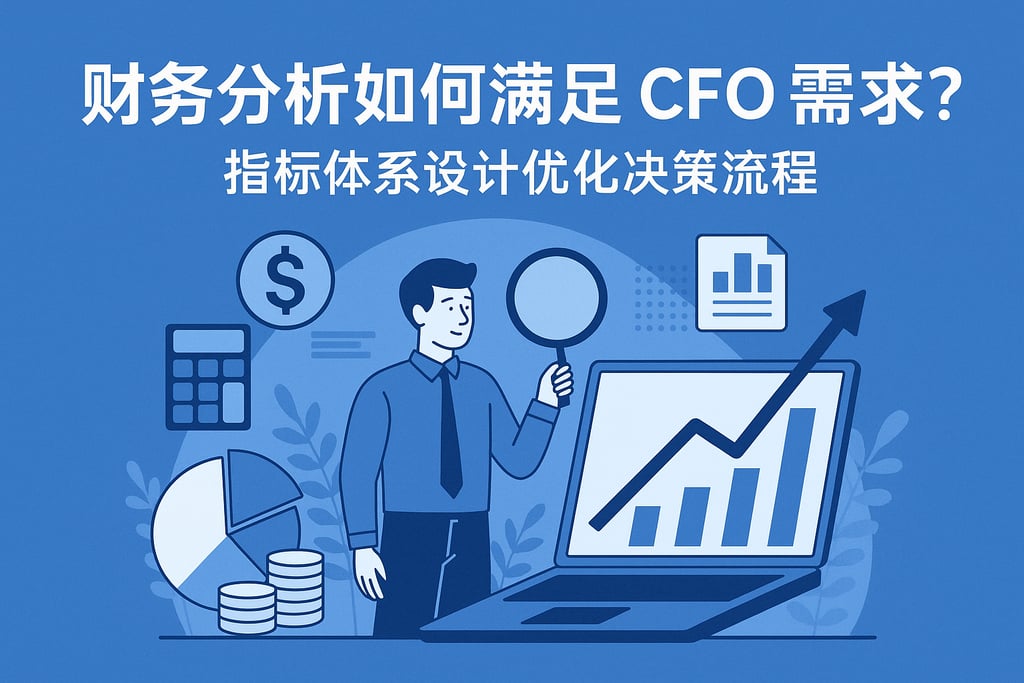财务分析如何满足CFO需求？指标体系设计优化决策流程
