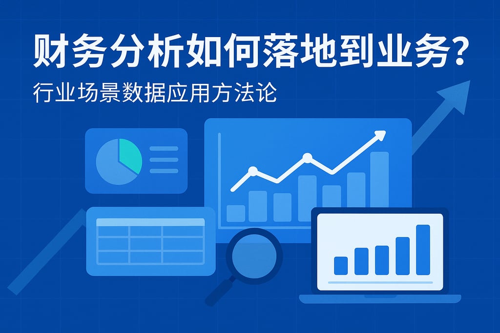 财务分析如何落地到业务？行业场景数据应用方法论