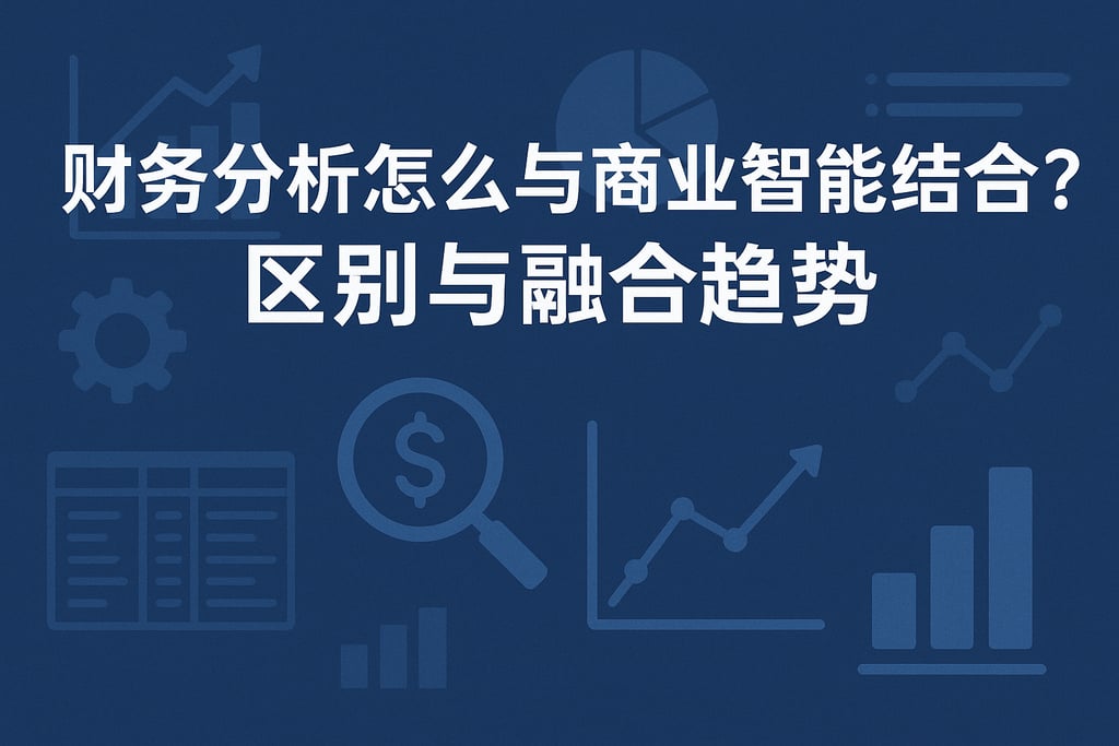 财务分析怎么与商业智能结合？区别与融合趋势