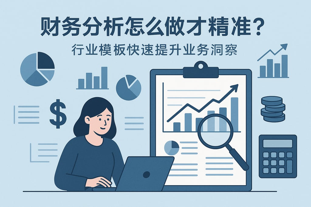 财务分析怎么做才精准？行业模板快速提升业务洞察