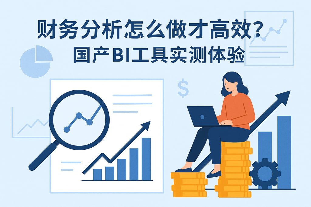 财务分析怎么做才高效？国产BI工具实测体验