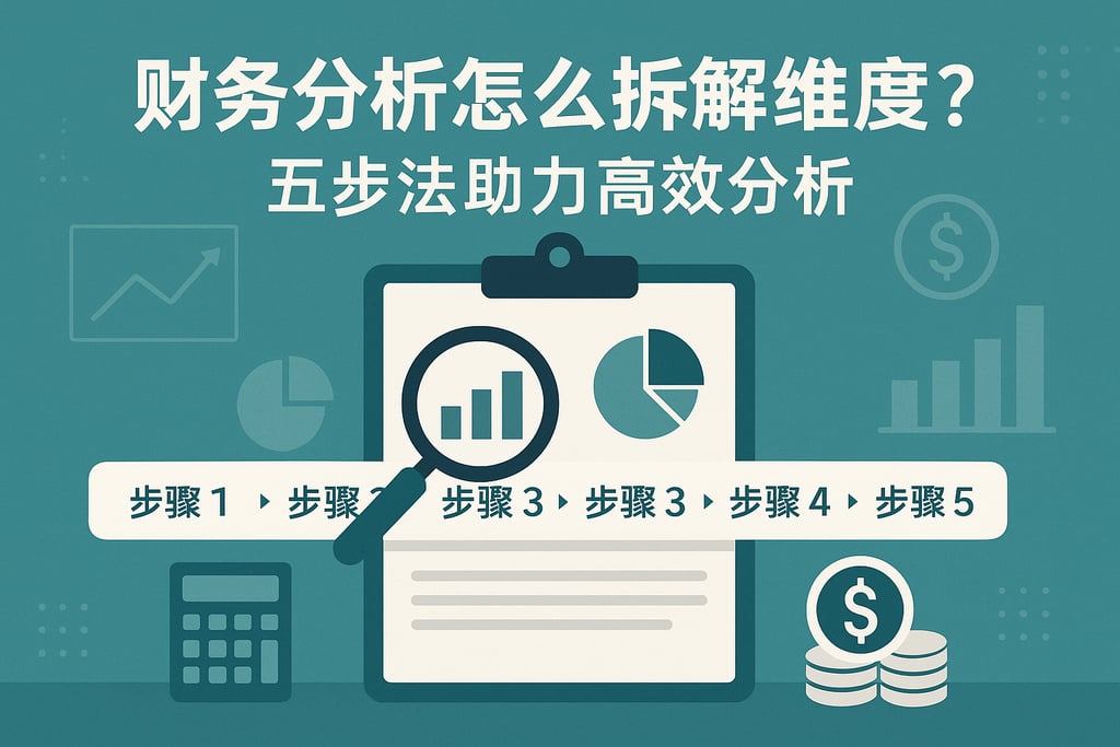 财务分析怎么拆解维度？五步法助力高效分析