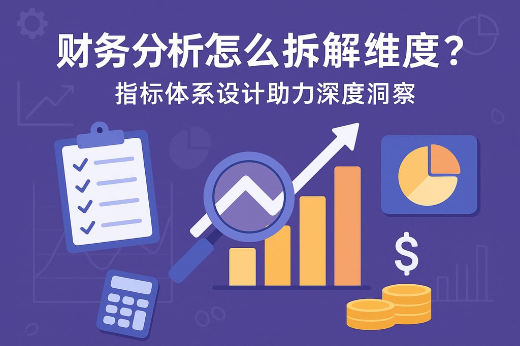 财务分析怎么拆解维度？指标体系设计助力深度洞察