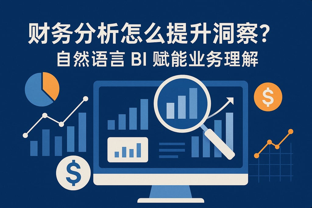 财务分析怎么提升洞察？自然语言BI赋能业务理解