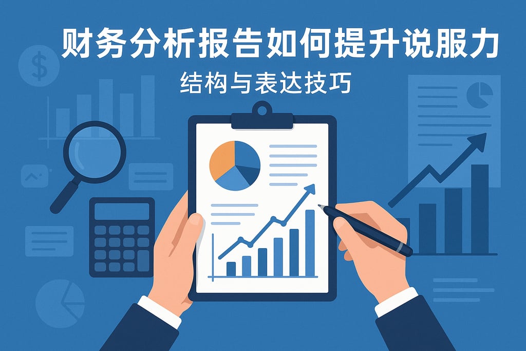 财务分析报告如何提升说服力？结构与表达技巧