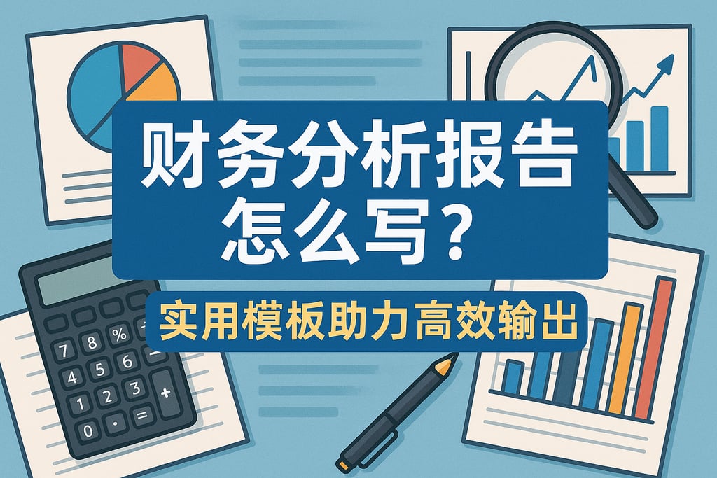 财务分析报告怎么写？实用模板助力高效输出
