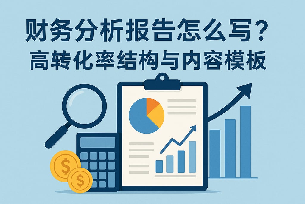 财务分析报告怎么写？高转化率结构与内容模板