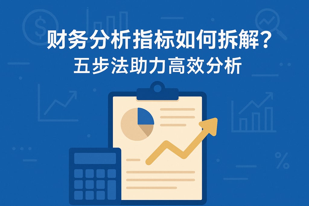 财务分析指标如何拆解？五步法助力高效分析